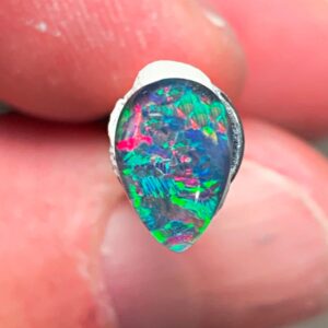 Colorful opal with bright patterns