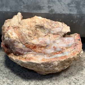 Rough rock with layered textures