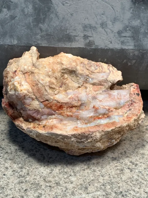 Rough rock with layered textures